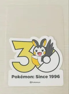 【韓国限定】ポケモン 30周年記念 ステッカー エモンガのサムネイル