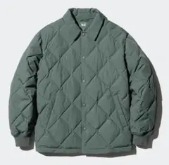 UNIQLO ユニクロ パフテックキルティングジャケット グリーン サイズL