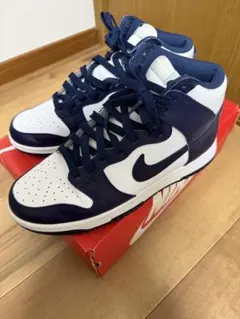 Nike Dunk High ネイビー/ホワイト