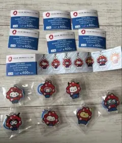 サンリオ　ミャクミャク　なりきりアクリルチャーム　コンプリートセット