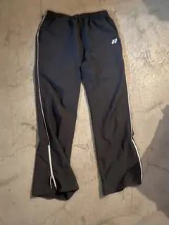 YONEX 黒 サイドラインパンツ　サイズL