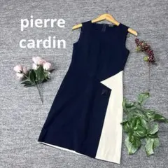 pierre cardin ノースリーブ　フレアワンピース　　膝丈　Sサイズ