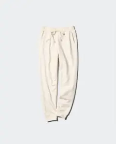 美品　UNIQLO ヒートテックボアスウェットパンツ　L 白