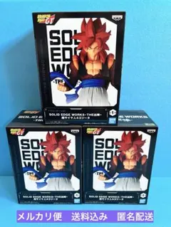 SOLID EDGE WORKS スーパーサイヤ人4ゴジータ (3体セット)