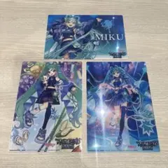 初音ミク 2025年 クリアビジュアルポスター3枚セット