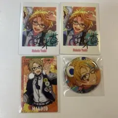 あんスタ 遊木真 展示会ぱしゃっつ＆スタフォニカード＆コレ缶 セット