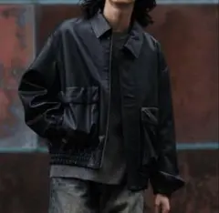 WYM ARTIFICIAL GRAIN SHORT BLOUSON