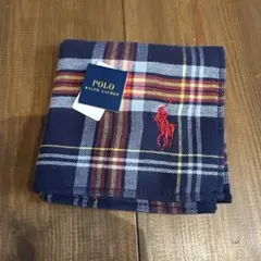 新品未使用Polo Ralph Lauren チェック柄ハンカチ
