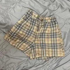 チェック柄 ショートパンツ キュロット