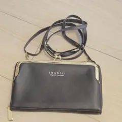 SHABILI ブラック ショルダーバッグ
