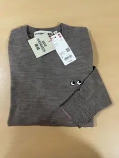 UNIQLO× ANYA HINDMARCHメリノクルーネックセーターS