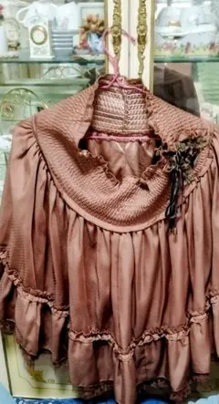 axes フリーsizeブラウン スカート