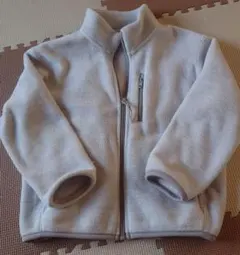 UNIQLO フリースジャケット 110サイズ ライトグレー
