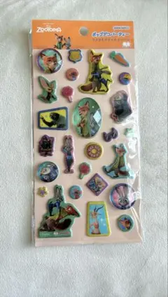 ズートピア ポップデコパーティークリスタルシール