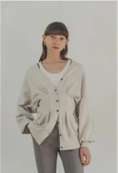 clane WAIST SHAPE DOLMAN CARDIGAN サイズ1のサムネイル