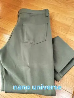 ナノユニバース ストレッチポンチテーパードパンツ　Lのサムネイル