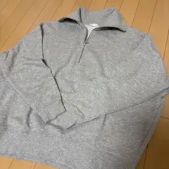 クラフトスタンダード★グレー ハーフジップ スウェット　Fのサムネイル