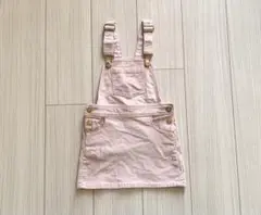 H&M. ピンク ジャンバースカート