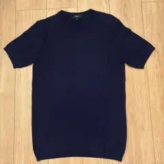 Theory 半袖ニット ネイビー XSのサムネイル