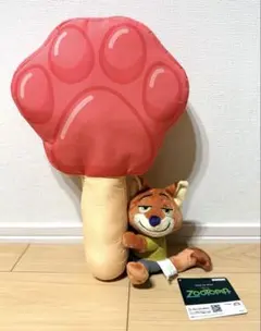 【タグ付き】ズートピア アイスキャンディモチーフクッション　ニック