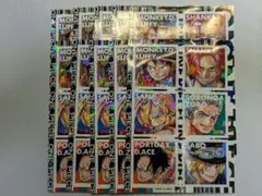 最強ジャンプ 5月号 付録 ワンピース ホロステッカー 10枚セット