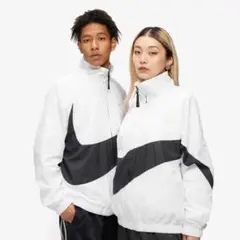 NIKE ナイキ ウーブンジャケット S ビッグスウッシュ ナイロン ブルゾン