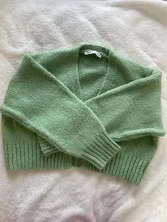 ZARA 長袖カーディガン M クロップド丈