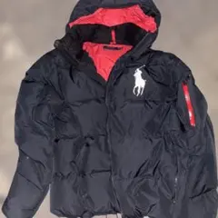 ポロ ラルフローレン 黒 ダウンジャケット