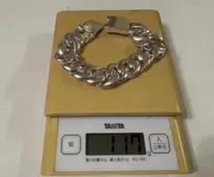 【刻印 925】シルバー喜平チェーンブレスレット約117g 重量感あり
