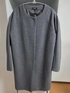 Theory グレー ロングコート Pサイズ