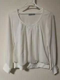 SUGER KITCHEN ホワイト長袖シャツ