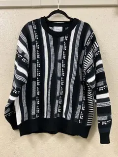 CONFIRM ストライプニットセーター 古着