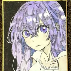 手描きイラスト 原画 女の子