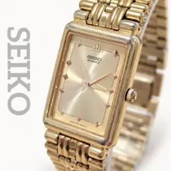 SEIKO セイコー 7N01-5120 ボーイズ カットガラス ゴールド 不動