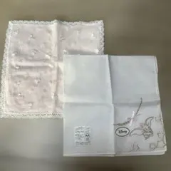 ディズニー ハンカチ　ダンボ　刺繍