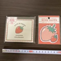 【未開封2個】RUNE NAITO 内藤ルネ　メモ帳&ダイカット