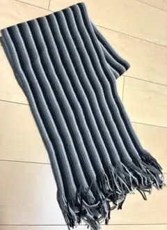 マフラー　グレー