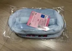 （新品未使用）Mezzo Piano メゾピアノ ふわふわバニティバッグ ブルー
