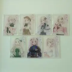 DIABOLIK LOVERS 小森ユイ C賞 アクリルクリアカード 全種セット