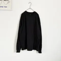 ギャップ　長袖　Tシャツ　ロンT 無地　定番　クルーネック　シンプル　メンズ