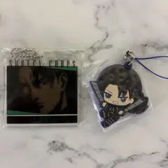進撃の巨人 attackontitanリヴァイ アクリルキーホルダー 2種セット