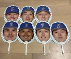 横浜DeNAベイスターズ 選手 ダイカットうちわ 牧 宮崎 山本 颯 松尾 佐野