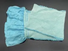 正絹総絞り　帯揚げ　疋田絞り　鹿子　水色