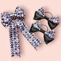 不思議の国のアリスシリーズ♡たらりんリボンヘアクリップ＆ゴム（送料込み♡）