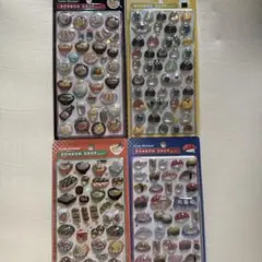 ボンボンドロップシール 和柄シリーズ 日本食4種 ラーメン おにぎり 寿司 和食