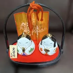 【美品】雛飾りセット　雛人形　薬師窯　光堂作雛飾り