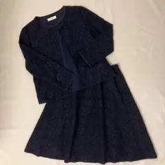 【美品】セレモニー セットアップ スーツネイビー Mサイズ アナディス