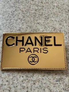 希少 ヴィンテージ シャネル PARIS ロゴ ブローチ ゴールド ココマーク