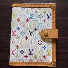 LOUIS VUITTON 手帳カバー　アジェンダPM モノグラム・マルチカラー