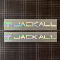 JACKALL ジャッカル カッティングステッカー 2枚セット